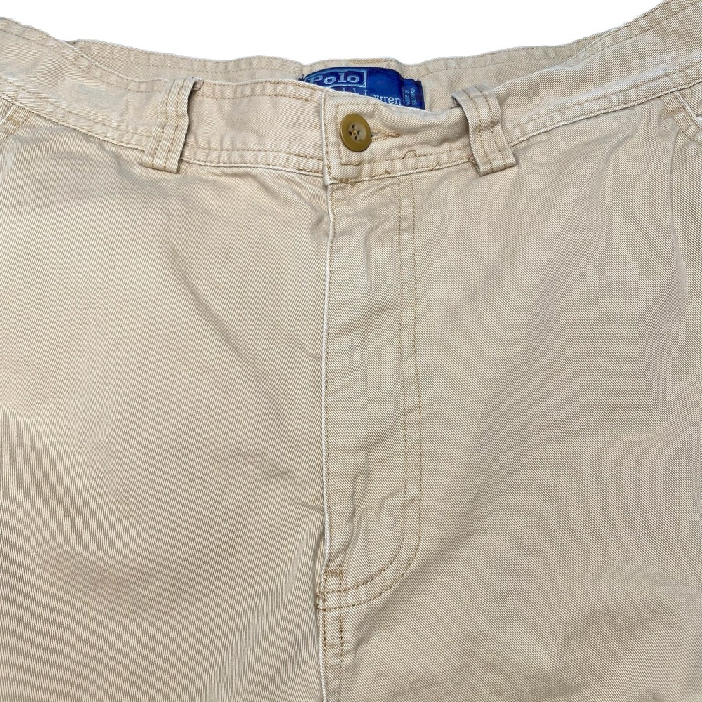 Y2K Polo by Ralph Lauren Cargo Shorts 33 (31x9) Mens Brown Utility Gorpcore
